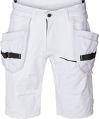Kansas Evolve Stretch Håndværkershorts - Hvid - C44