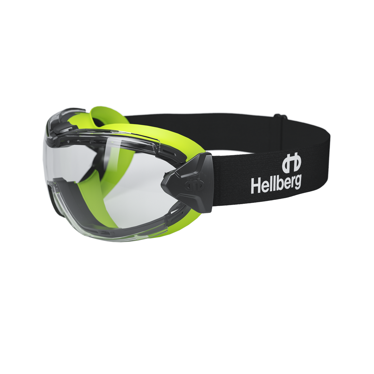 Hellberg Neon Sikkerhedsbriller Plus Klar AF/AS Endurance