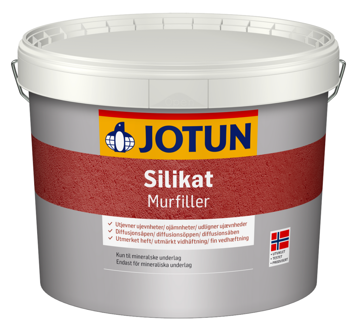 Jotun - Silikat Murfiller Hvid 9 Liter