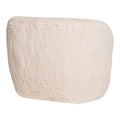 Setubal Loungestol - Loungestol, imiteret pels, off-white, HN1093