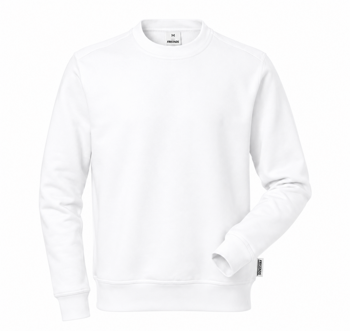 Fristads sweatshirt 7601 - Hvid - str. XL