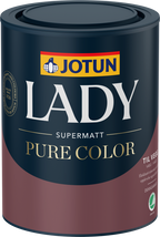 Jotun - Lady Pure Color vægmaling Supermat glans 1