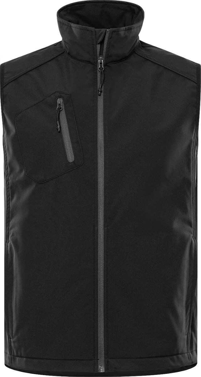 Fristads Acode Softshellvest, herre - Sort - Str. L