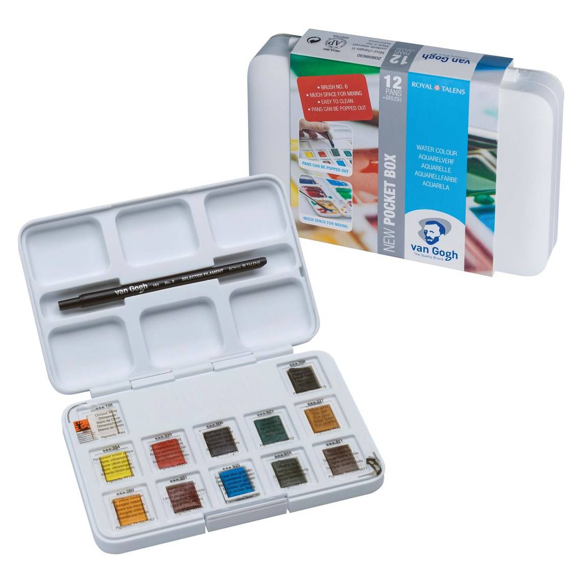 Van Gogh Akvarelbox -12 standard farver