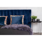 Bastia Hjørnebord - Hjørnebord i stål, sort Ø47x50 cm