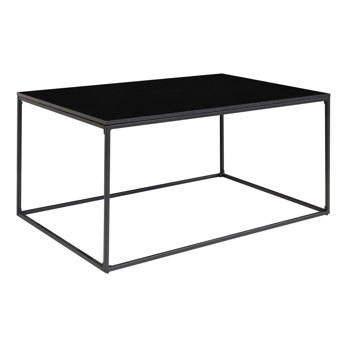 Vita Sofabord - Sofabord, sort, sort stel 90x60x45 cm