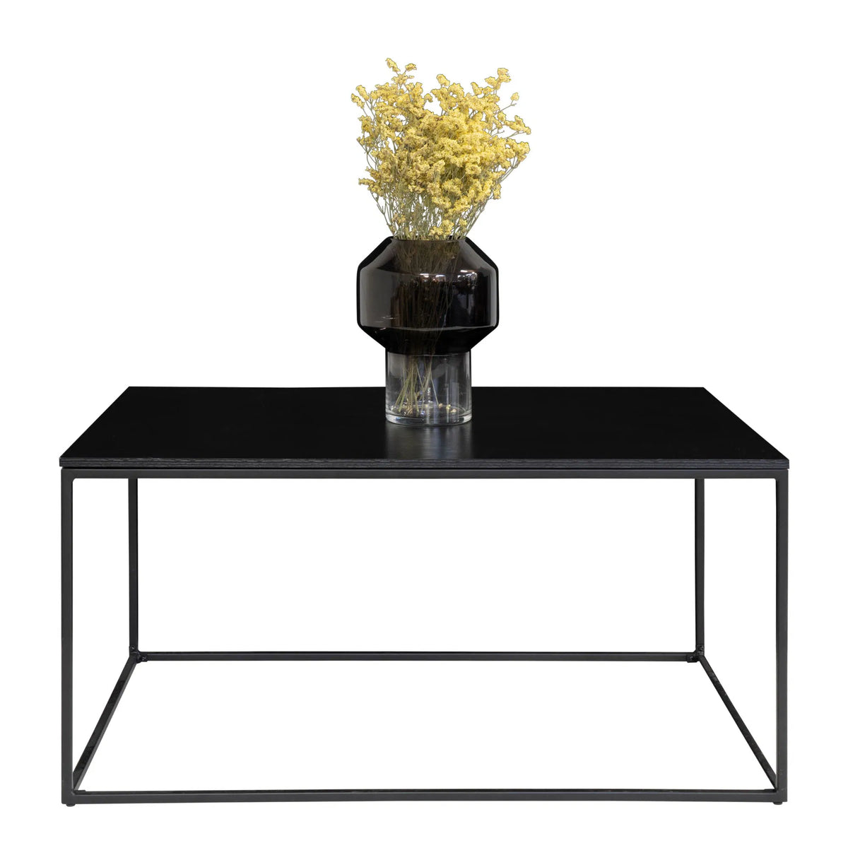 Vita Sofabord - Sofabord, sort, sort stel 90x60x45 cm