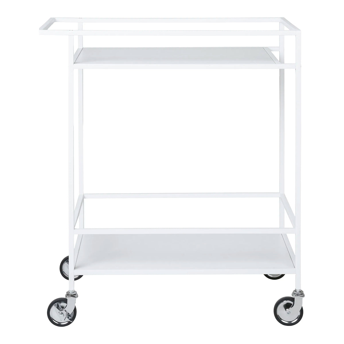 Vita Barvogn - Barvogn, 2 hvide hylder, hvidt stel 68x40x79 cm