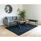 Toulon Sofabord - Sofabord, smoked olieret eg med bølget kant 70x120xh50 cm