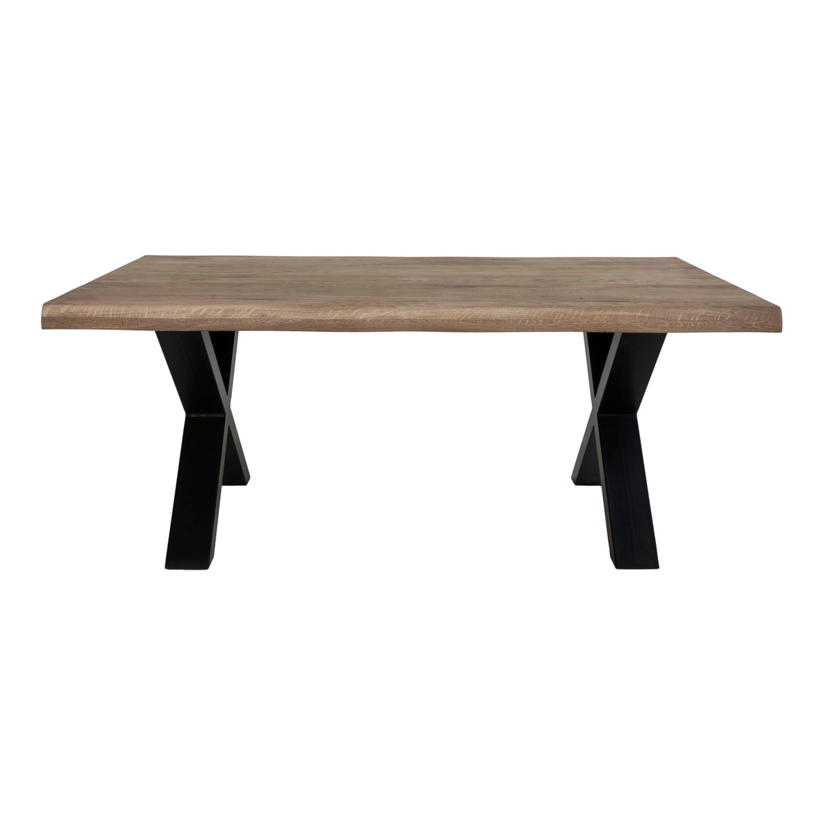 Toulon Sofabord - Sofabord, smoked olieret eg med bølget kant 70x120xh50 cm