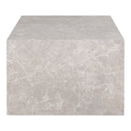 Prague Sofabord - Sofabord, marmor look, beige 60x80x40 cm