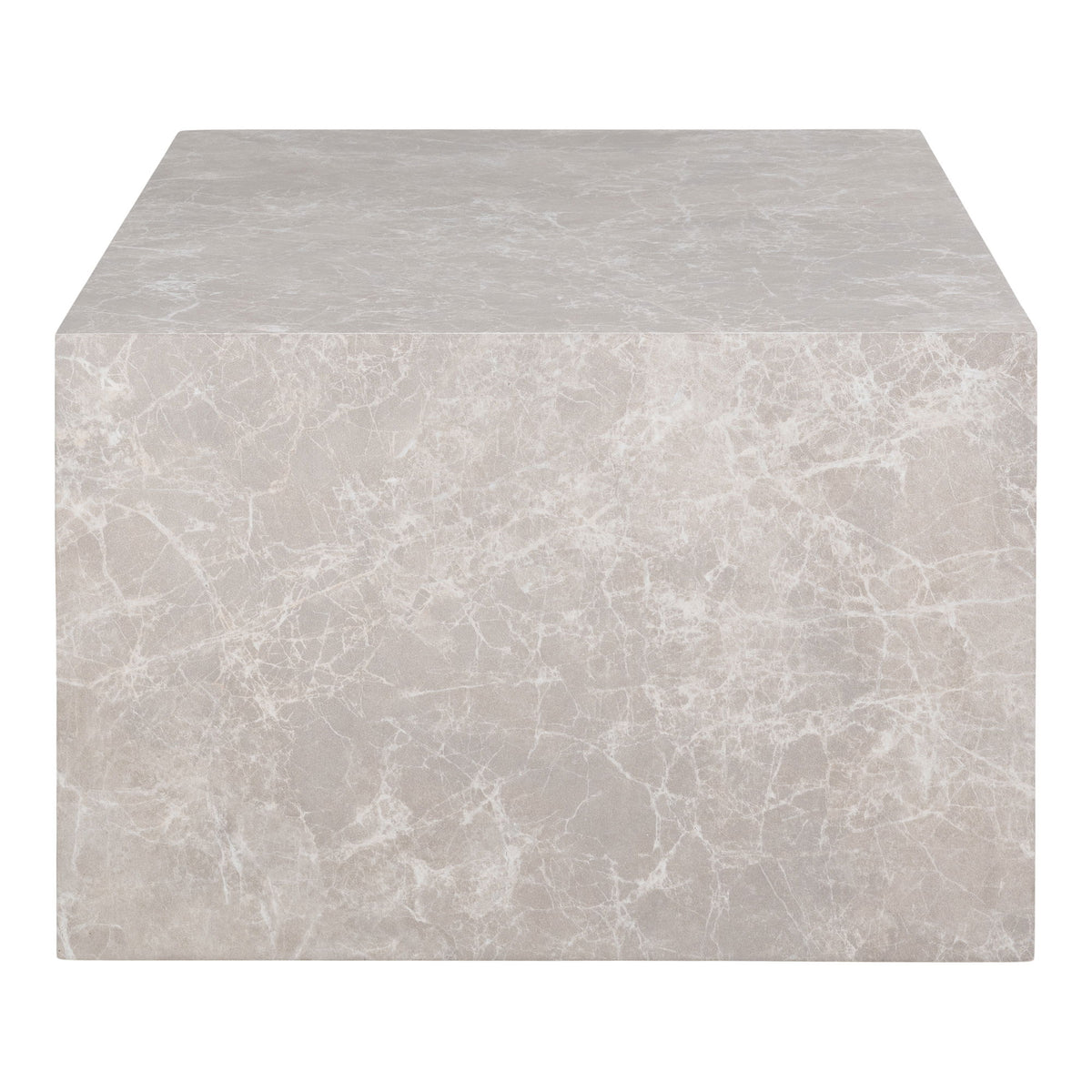 Prague Sofabord - Sofabord, marmor look, beige 60x80x40 cm