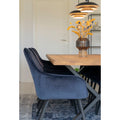 Toulon Spisebord - Spisebord, olieret eg med bølget kant, forberedt til tillægsplader 100x300x75cm