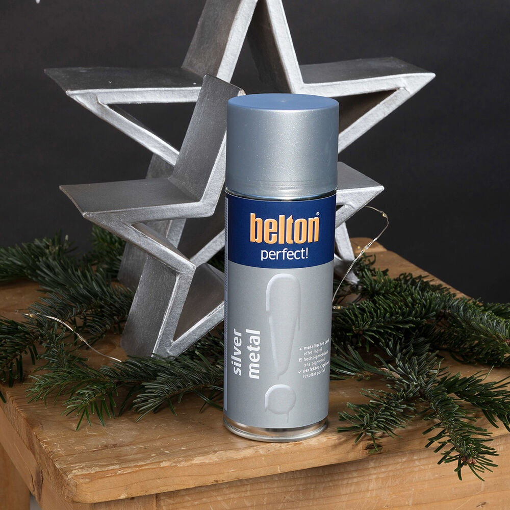 Belton Perfect spraymaling 400 ml. - Silver Metal