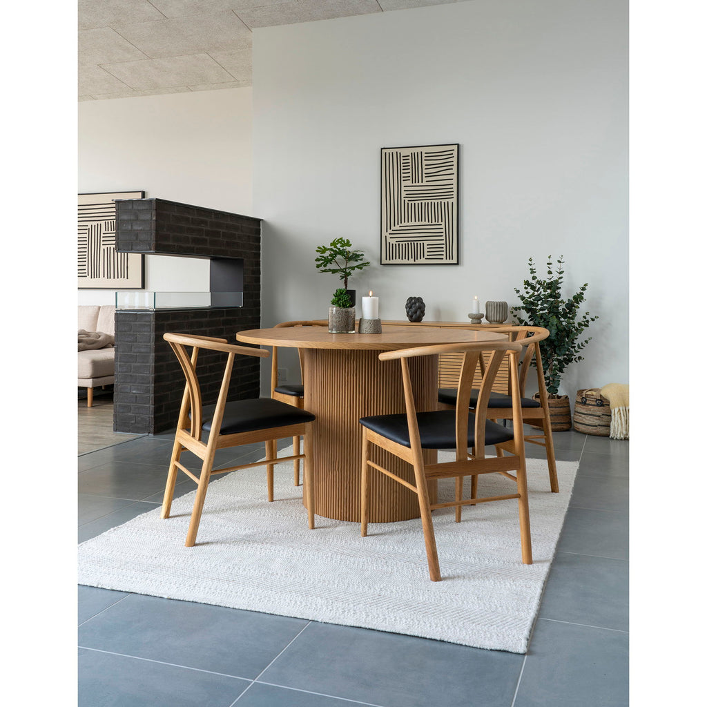 Boavista Spisebord - Spisebord, natur ø120x75 cm