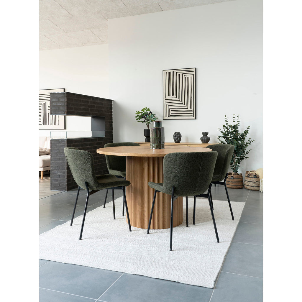 Boavista Spisebord - Spisebord, natur ø120x75 cm