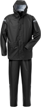 Fristads regnsæt 4099 - Sort - Str. 2XL