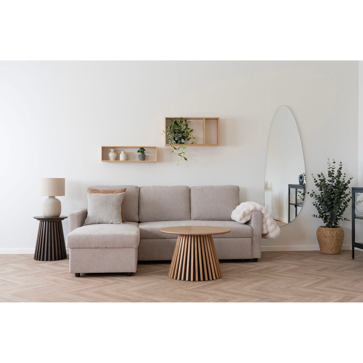 Galena Plaid - Plaid, imiteret pels, hvid 130x180 cm