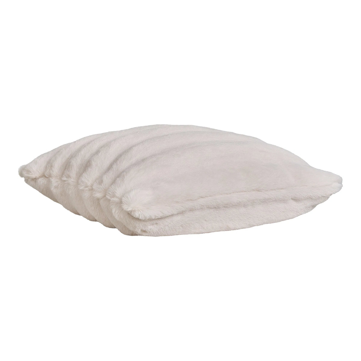 Galena Pude - Pude, imiteret pels, hvid 45x45 cm