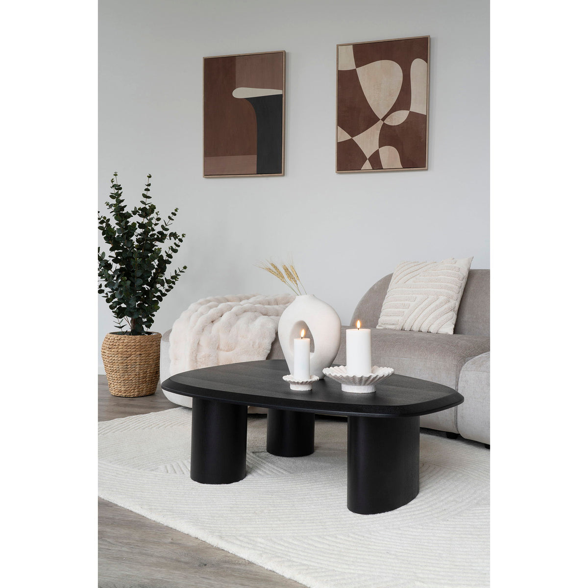 Albany Pude - Pude, hvid 45x45 cm
