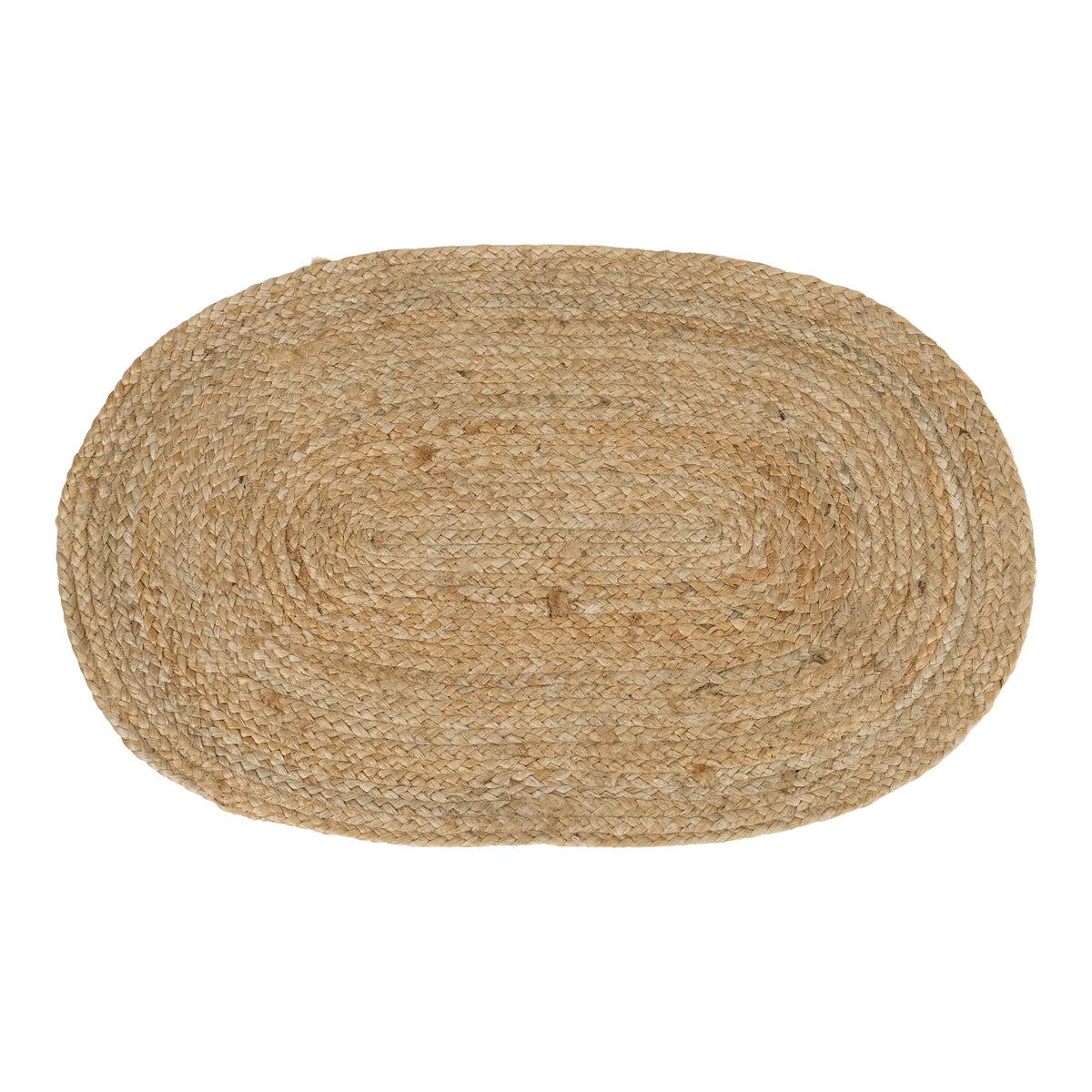 Bombay Dørmåtte - Dørmåtte, flettet jute, natur, oval 50x80 cm