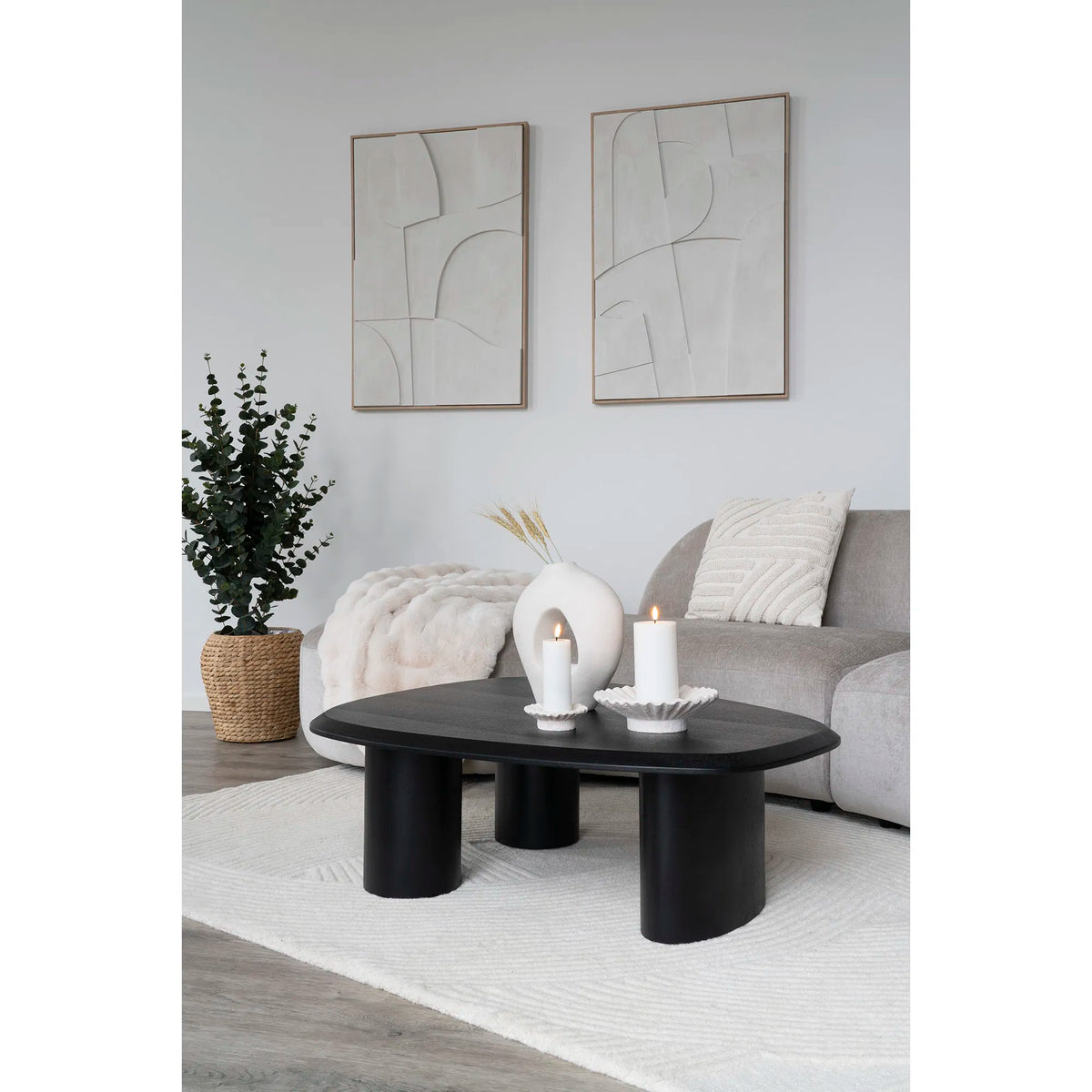 Pune Tæppe - Tæppe, håndtuftet, råhvid 160x230 cm