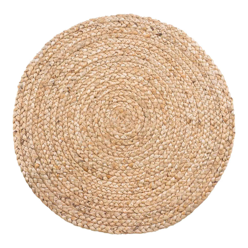 Bombay Dækkeservietter, sæt af 4 - Dækkeservietter, flettet jute, natur ø38 cm, sæt af 4