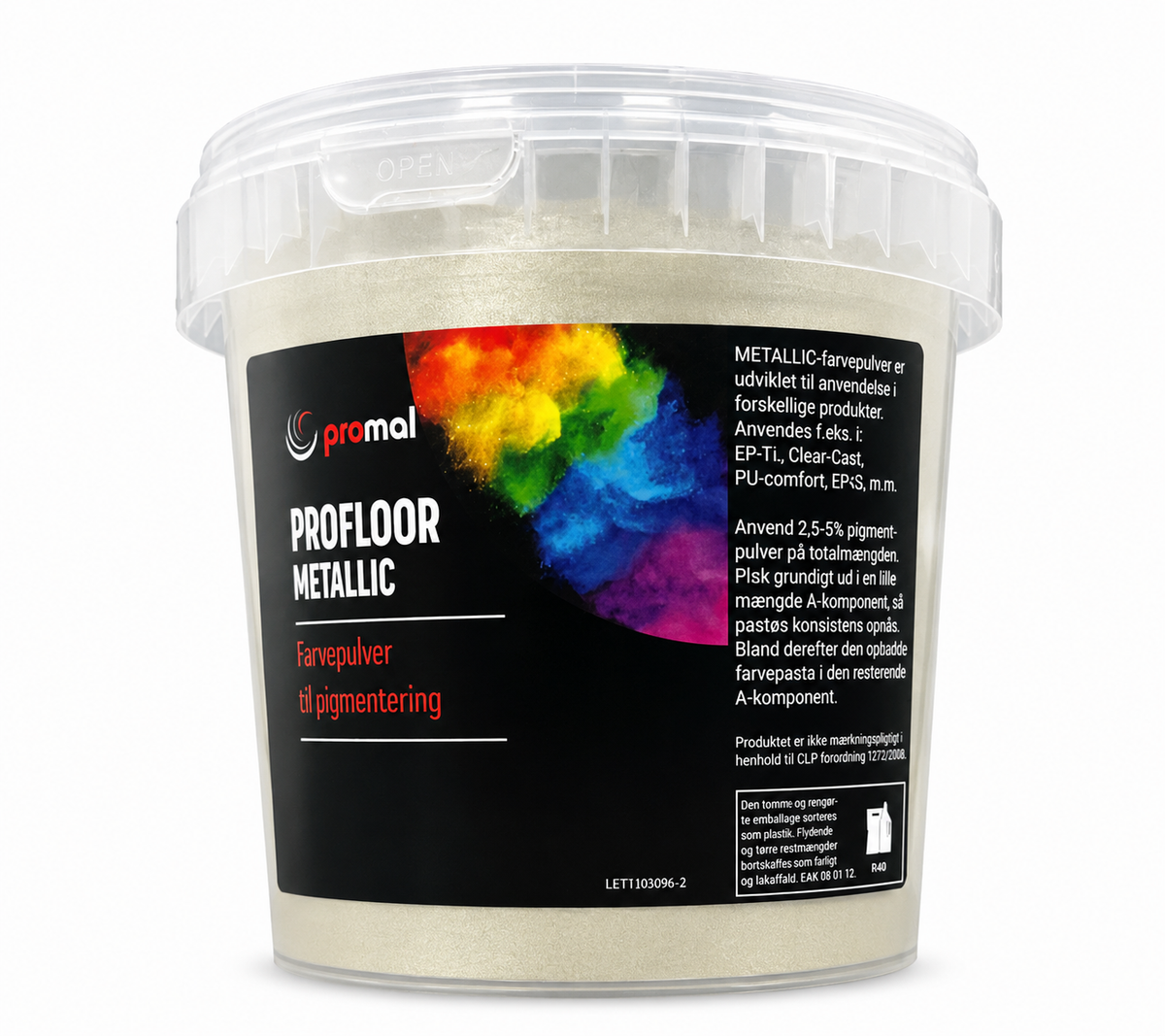 Promal Metallic Pigment med glimmer - 500 g.