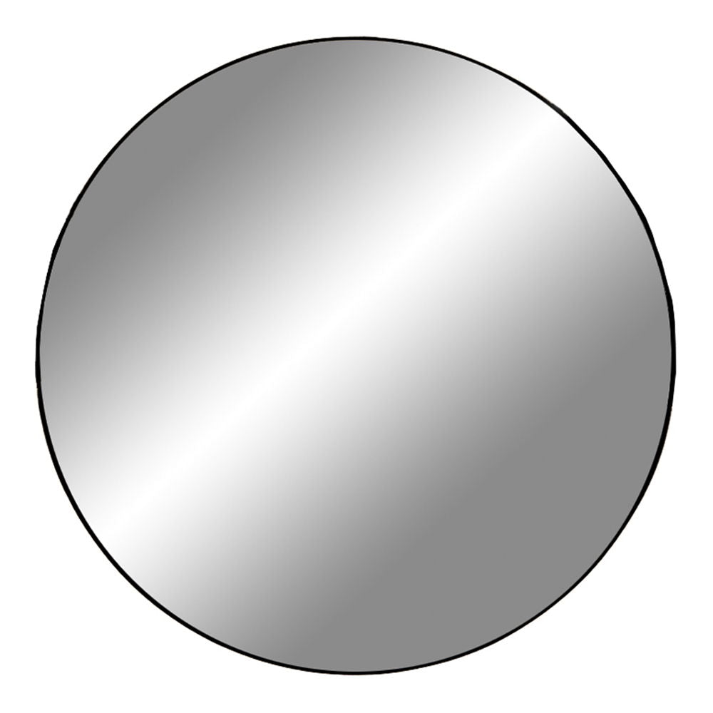 Jersey Spejl - Spejl, stål, sort, ø100 cm