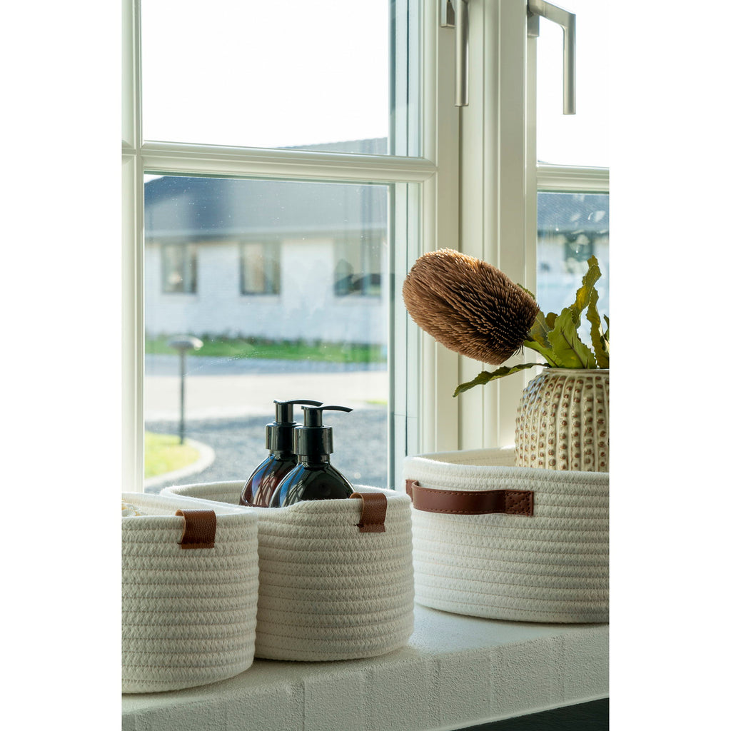 Jarana Kurve - Kurve, bomuld, hvid, sæt af 3
