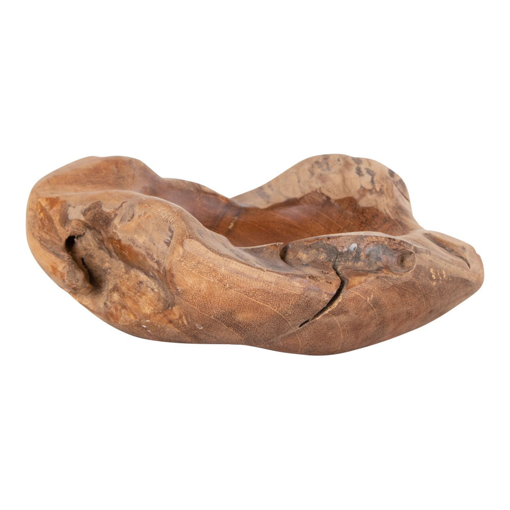 Rio Skål - Skål i teaktræ, natur, Ø20x8 cm