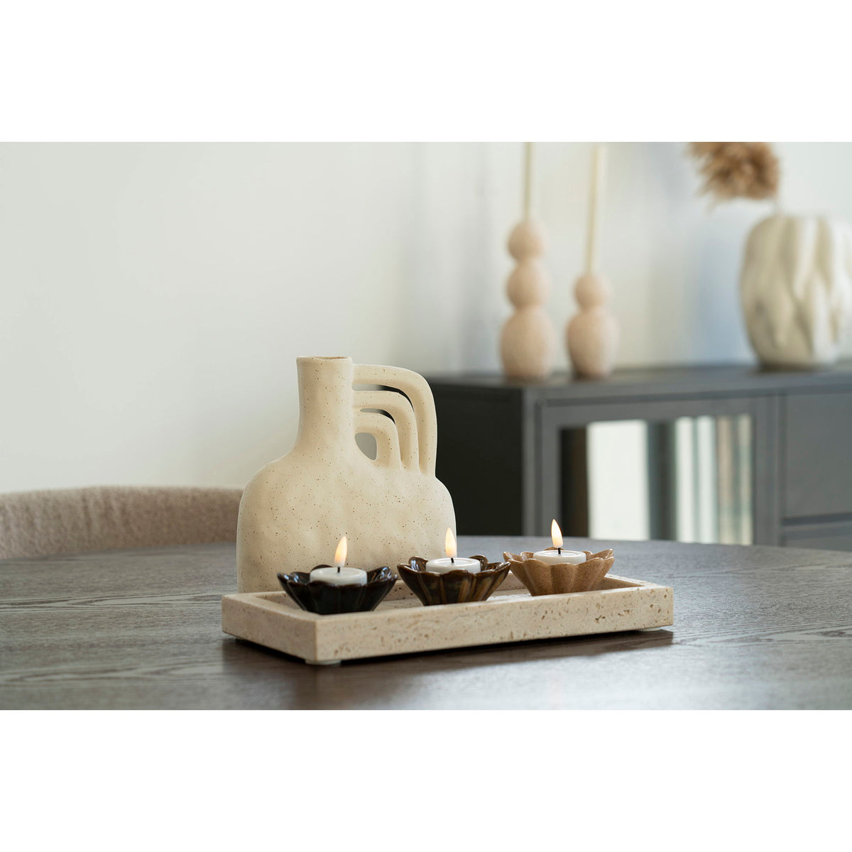 Bakke - <p>Bakke, travertin, natur, 30,5x15 cm</p>