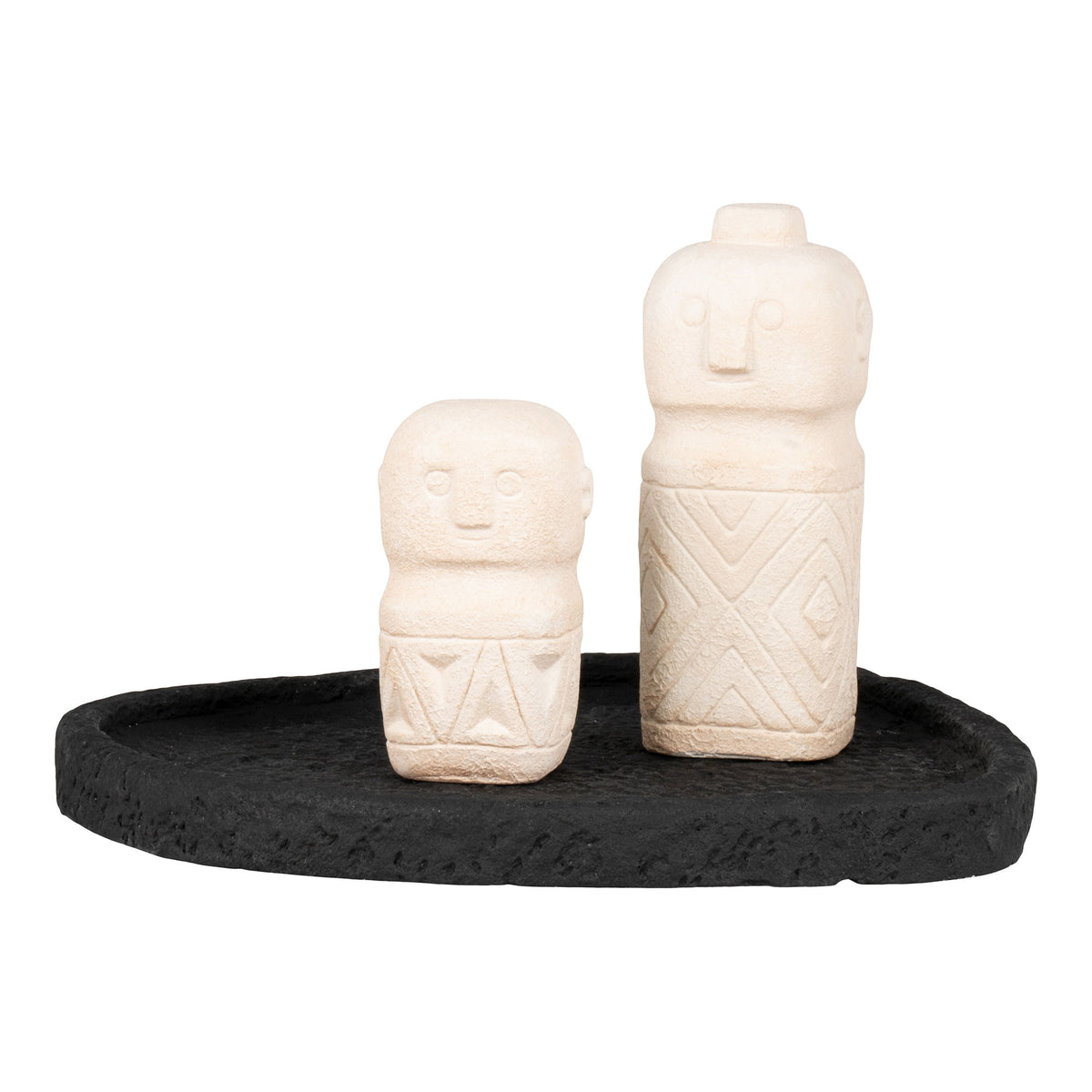 Bakke - <p>Bakke, cement, sort, 26,5x26x2 cm</p>