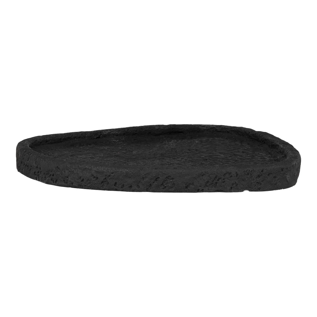 Bakke - <p>Bakke, cement, sort, 26,5x26x2 cm</p>