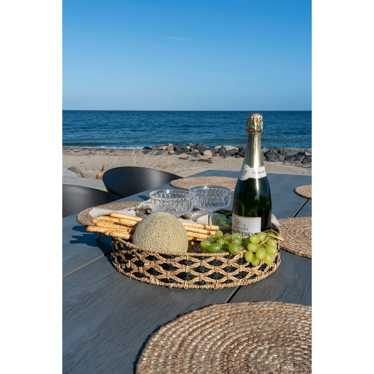 Nerja Bakke - Bakke, søgræs, sort/natur, ø38 cm