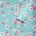 Lenco selvklæbende folie - Cherry Flowers - 45x200 cm.