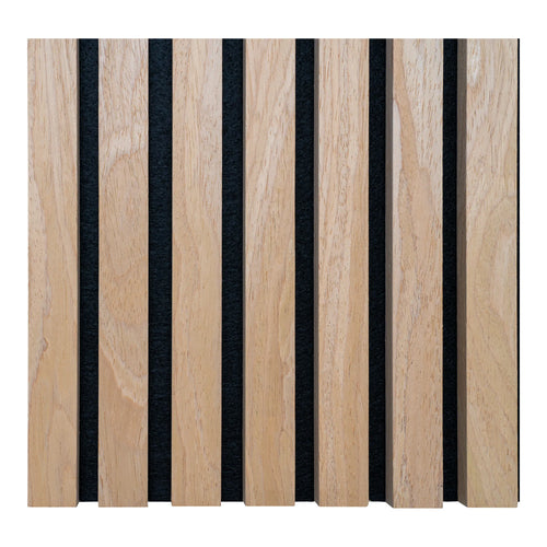 Akustikpanel - Akustikpanel, træfiner, natur, egetræslook 2400x600x22 mm