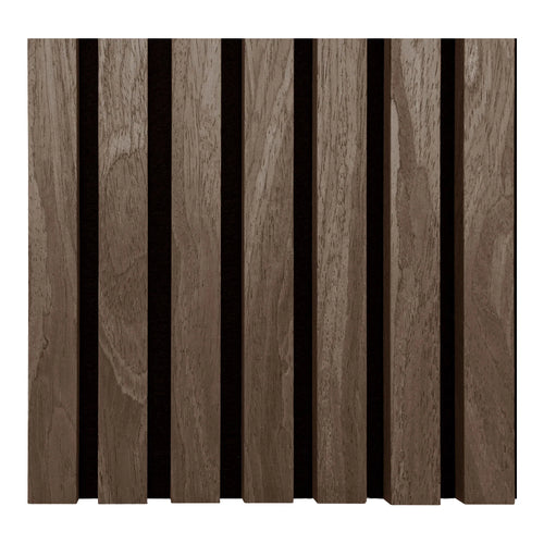 Akustikpanel - Akustikpanel, træfiner, valnød, valnødlook 2400x600x22 mm