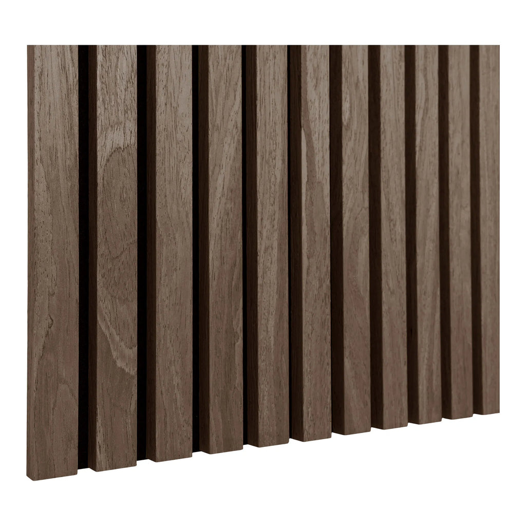 Akustikpanel - Akustikpanel, træfiner, valnød, valnødlook 2400x600x22 mm