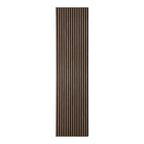 Akustikpanel - Akustikpanel, træfiner, valnød, valnødlook 2400x600x22 mm