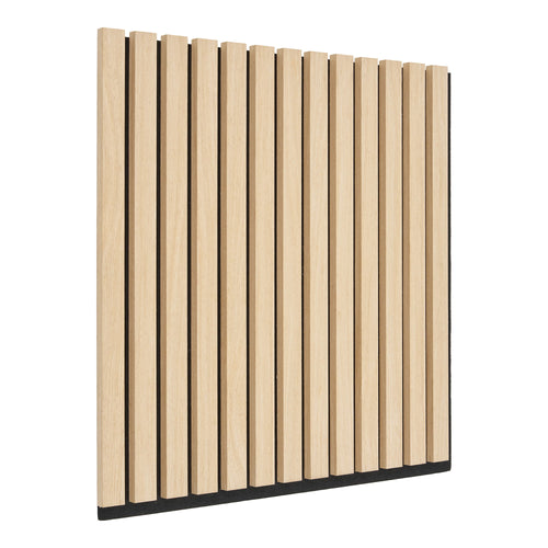 Akustikpanel - Akustikpanel, træfiner, natur, egetræslook 520x520x22 mm