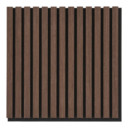 Akustikpanel - Akustikpanel, træfiner, valnød, valnødlook 520x520x22 mm