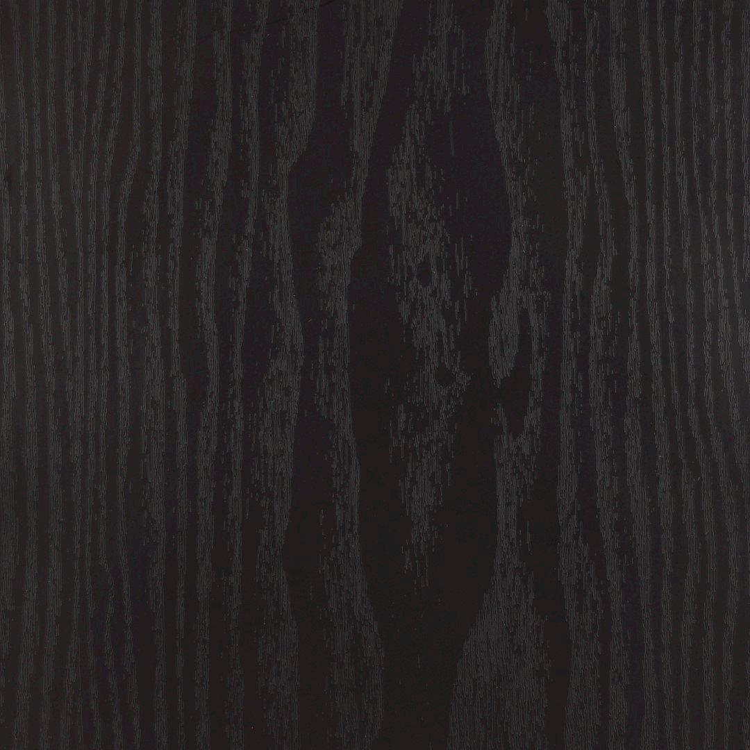 Lenco selvklæbende folie - Wood Black - 45x200 cm.