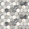 Lenco selvklæbende folie - Hexatiles - 45x200 cm.