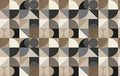 Lenco selvklæbende folie - Delta Caramel - 45x200 cm.