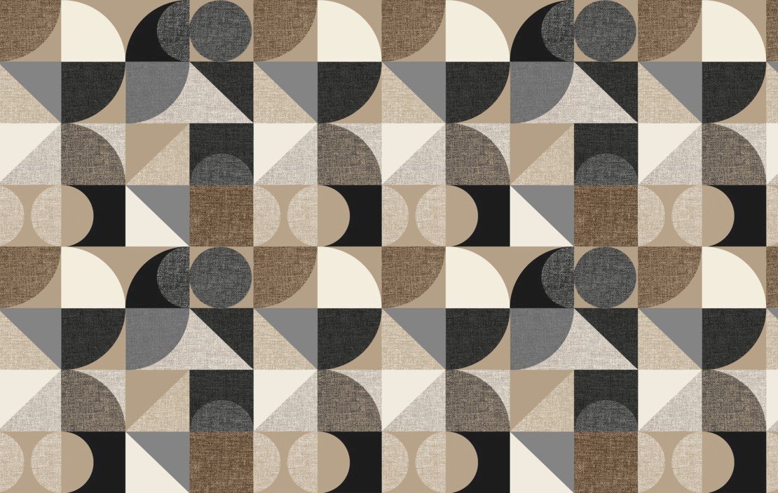 Lenco selvklæbende folie - Delta Caramel - 45x200 cm.