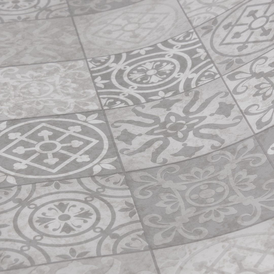 Lenco selvklæbende folie - Tiles Antique - 45x200 cm.