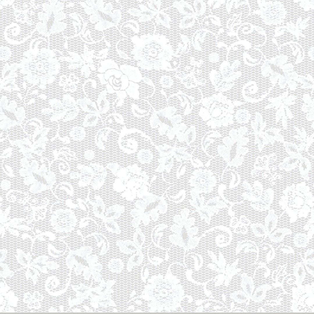Lenco selvklæbende folie - Anna White - 45x200 cm.