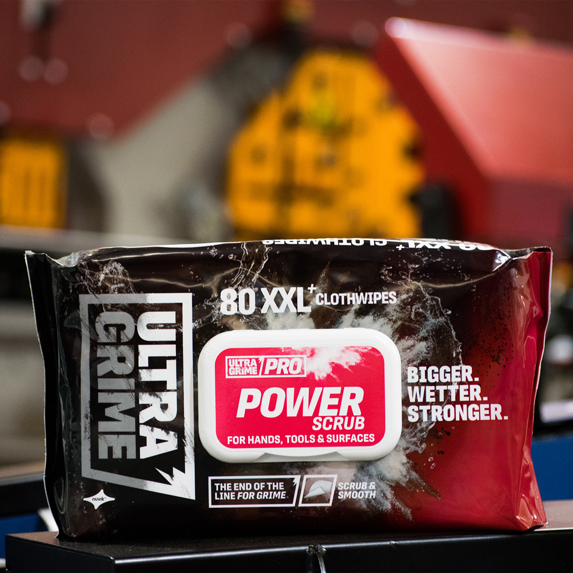 Ultragrime Power Scrub Wipes - 80 stk.