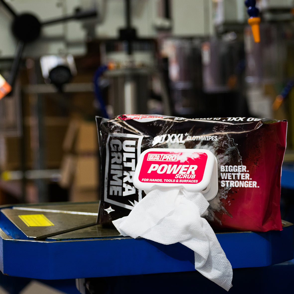 Ultragrime Power Scrub Wipes - 80 stk.